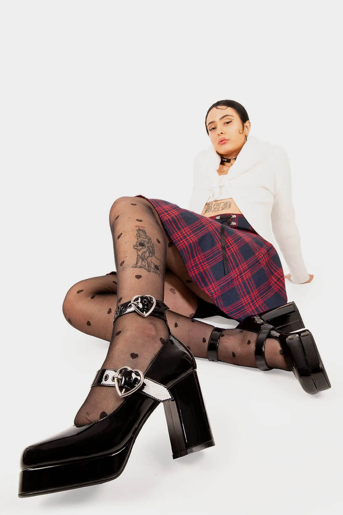 Chrome Heart Platform Heels