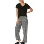 Latte Love V-Neck Solid Sleep Tee UPJ34148-Black (Regular Price $39.99)