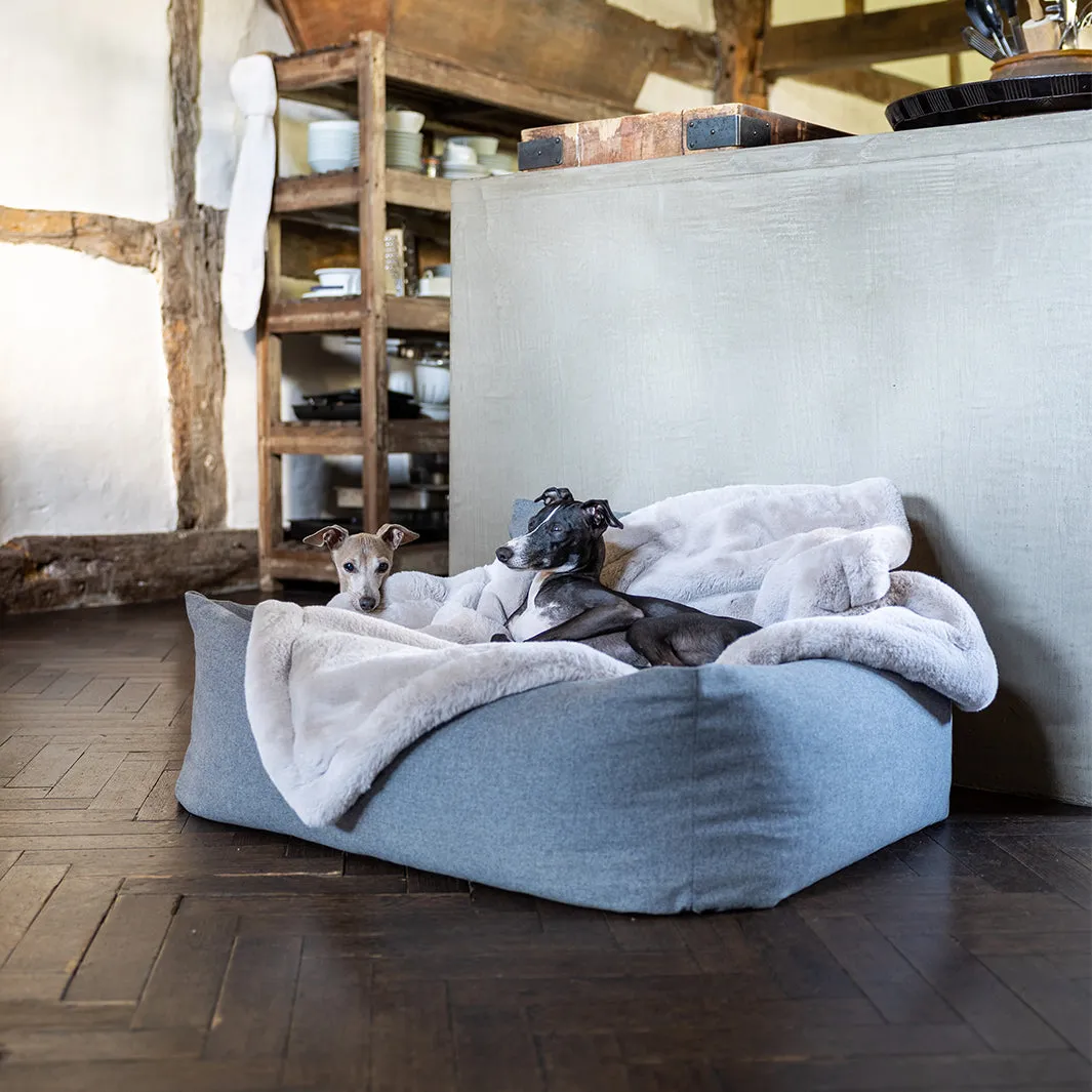 The Bliss Bolster Dog Bed in Faroe